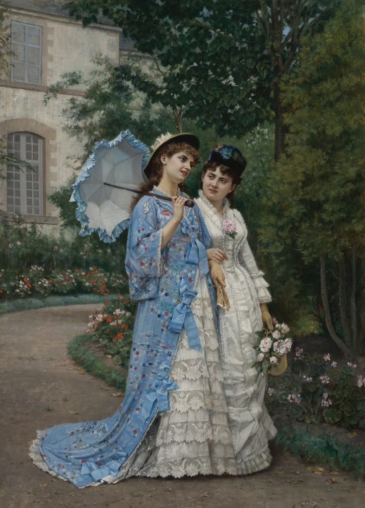 kobieta w szlafroku, Auguste Toulmouche, malarstwo francuskie XIX w., kobieta XIX wiek, śpiące kobiety blog historia blog historyczny