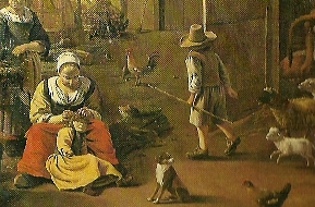 malarstwo holenderskie XVII wiek szukanie pcheł w malarstwie pchły blog historia blog historyczny