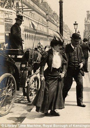 kobieta XIX wiem, ulica XIX wiek, dawne fotografie, blog obyczajowy, blog historia, blog historyczny