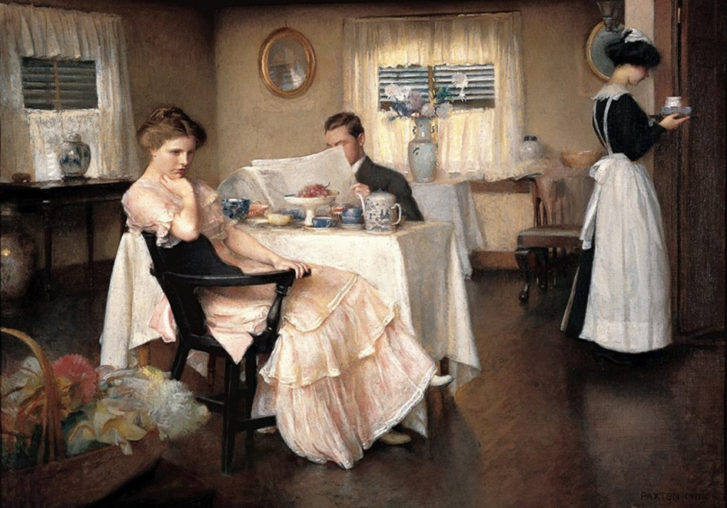 William Paxton, blog historia, blog historyczny, malarstwo amerykańskie XIX w., Muzeum Sztuki w Nowym Jorku