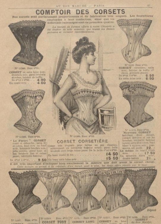 dom handlowy le bon marche katalog wysyłkowy reklama goresetu XIX w.
