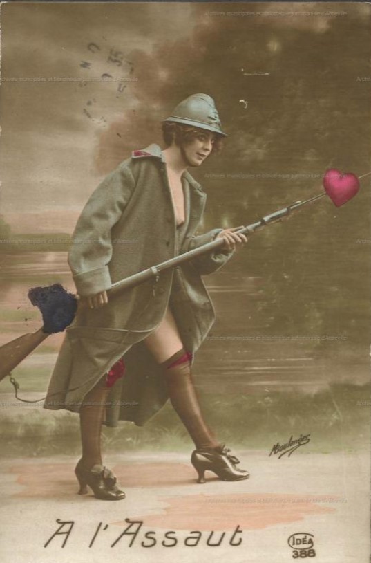 pocztówka erotyczna I wojna światowa