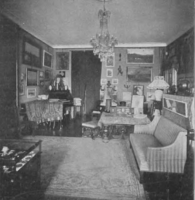 Feliks Jasieński wnętrze pokoju 1904 r.