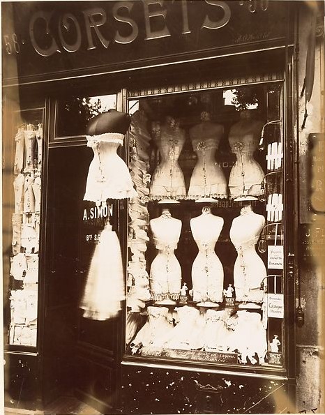 sklep z gorsetami 1912 r. witryny sklepowe xix w.